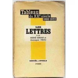 Les Lettres, par René Groos et Gonzague Truc, Éditions Denoël et Steele. 1934
