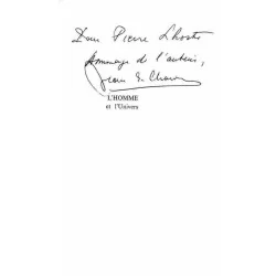 Dédicace : L’Homme et l’univers, par Jean Charon, Albin Michel. 1974