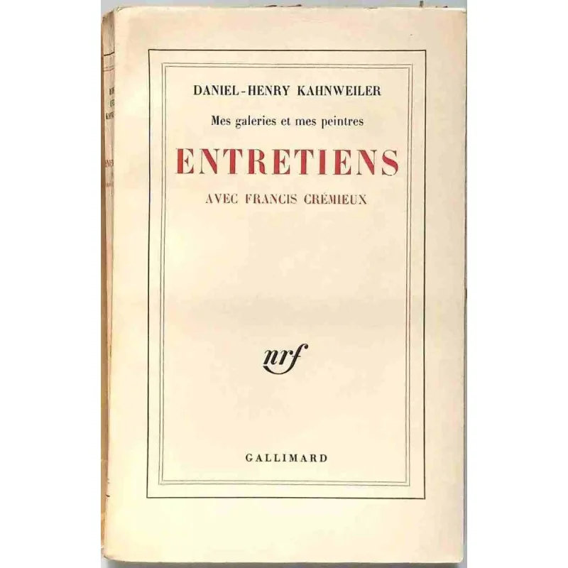 Mes galeries et mes peintres, par Daniel-Henry Kahnweiler, Entretiens avec Francis Crémieux, Gallimard. 1961
