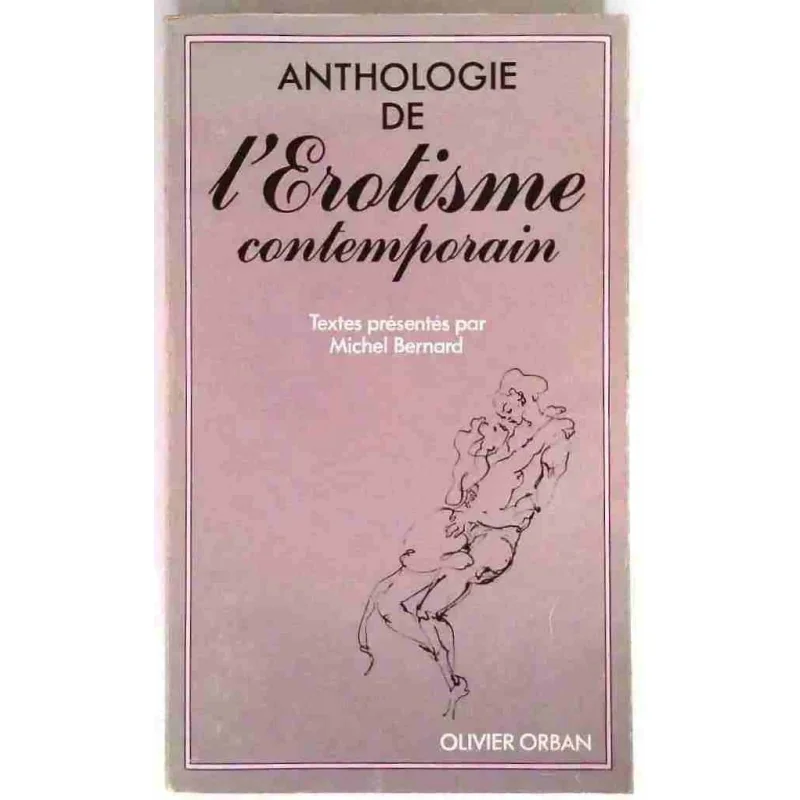 Anthologie de l’Érotisme contemporain, Éditions Olivier Orban 1979