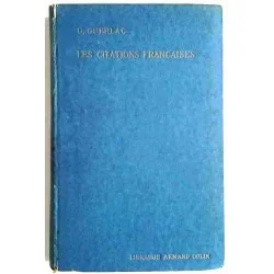 Les Citations françaises, par Othon Guerlac, Librairie Armand Colin 1952