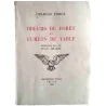 Odeurs de forêt et fumets de table, par Charles Forot, Imprimerie Volle Privas 1963