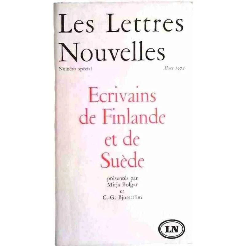 Écrivains de Finlande et de Suède, par Bolgar et Bjurström,  Denöel 1972