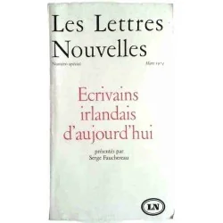 Écrivains irlandais d’aujourd’hui, Les lettres nouvelle n° 1/73