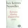 Écrivains irlandais d’aujourd’hui, Les lettres nouvelle n° 1/73