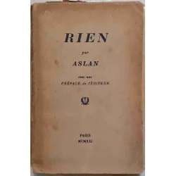 Rien, par Aslan, Paris 1921
