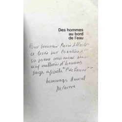 Dédicace : Des hommes au bord de l’eau, par Bénigno Cacérès, Éditions du Seuil 1973