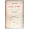 Après la mort, par Léon Denis, Librairie des sciences psychologiques 1893