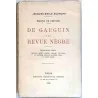 De Gauguin à la Revue Nègre, par Jacques-Émile Blanche, Éditions Émile-Paul Frères 1928