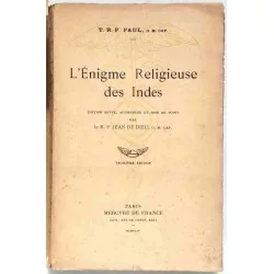 L’Énigme religieuse des Indes, par Le très Révérend Père Paul, Mercure de France 1945