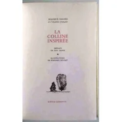 La Colline inspirée, par Maurice Barrès, Le Club du libraire Édition définitive