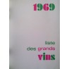 Liste des grands vins 1969, Nicolas, Le Paradis terrestre, impression Draeger.
