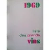 Liste des grands vins 1969, Nicolas, Le Paradis terrestre, impression Draeger.