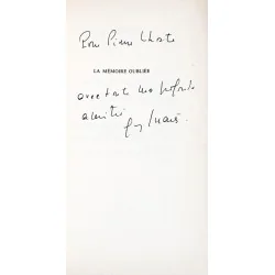La Mémoire oubliée, par Guy Suarès, Stock
