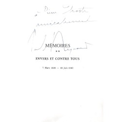 Mémoires 2 Envers et contre tous, par Paul Reynaud, Flammarion.