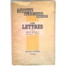 Les Lettres, par René Groos et Gonzague Truc, Éditions Denoël et Steele.