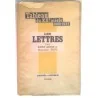 Les Lettres, par René Groos et Gonzague Truc, Éditions Denoël et Steele.