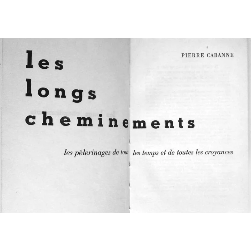 Les Longs cheminements, par Pierre Cabanne, Le livre Contemporain-Amiot-Dumont.