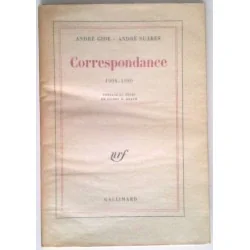 Correspondance 1908-1920, par André Gide André Suarès,  Gallimard