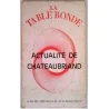 Actualité de Chateaubriand, Collectif, La Table Ronde