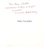 Jules Cavaillès, par Marcel Zahar, Éditions Pierre Cailler